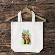 Lis rudy - Lis pospolity - Vulpes vulpes - Torba z lisem - Torba z 2 uchami