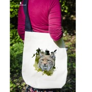 Ryś euroazjatycki - Lynx lynx - Prezent dla przyrodnika - Prezent dla przyrodniczki - Torba na ramię