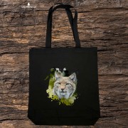 Ryś euroazjatycki - Lynx lynx - Prezent dla przyrodnika - Prezent dla przyrodniczki - Torba 2 ucha
