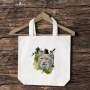 Ryś euroazjatycki - Lynx lynx - Prezent dla przyrodnika - Prezent dla przyrodniczki - Torba 2 ucha