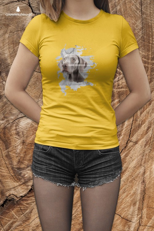 Wyżeł weimarski krótkowłosy - Pies - Wyżeł - Koszulka