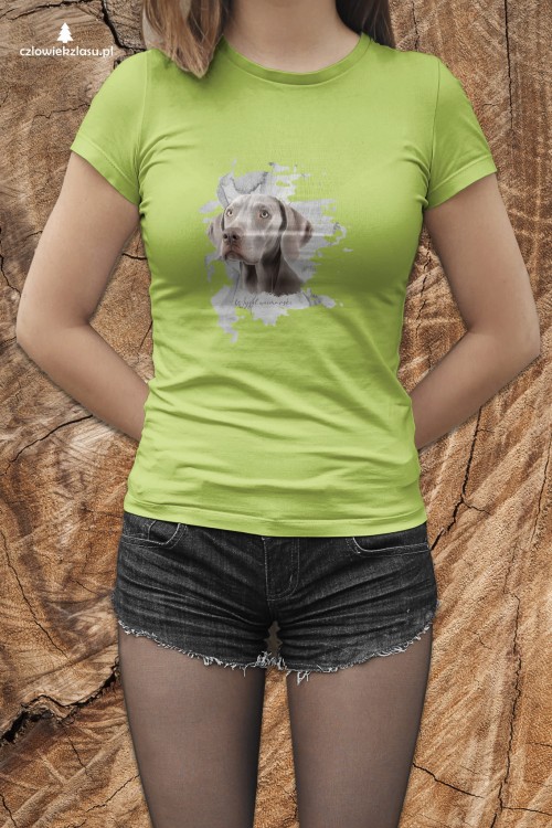 Wyżeł weimarski krótkowłosy - Pies - Wyżeł - Koszulka