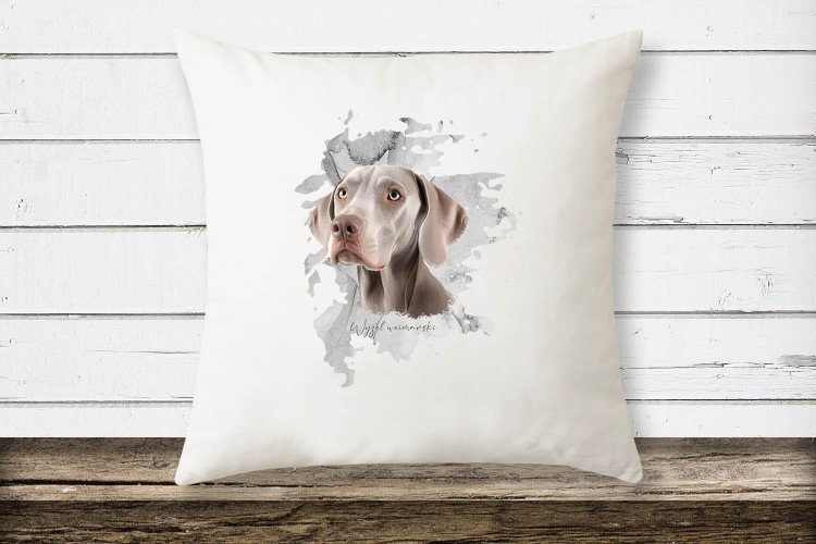 Wyżeł weimarski krótkowłosy - Pies - Wyżeł - Poduszka
