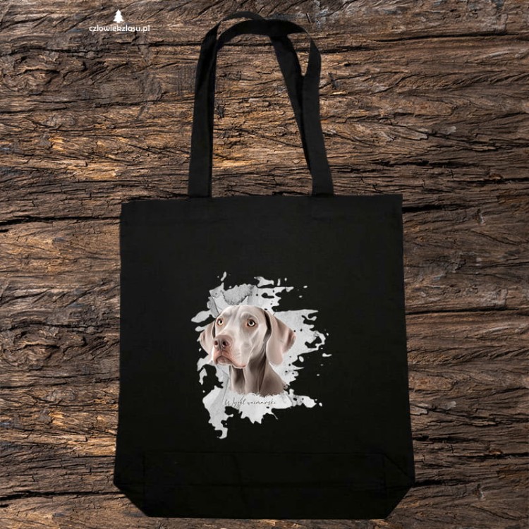 Wyżeł weimarski krótkowłosy - Pies - Wyżeł - Torba 2 ucha