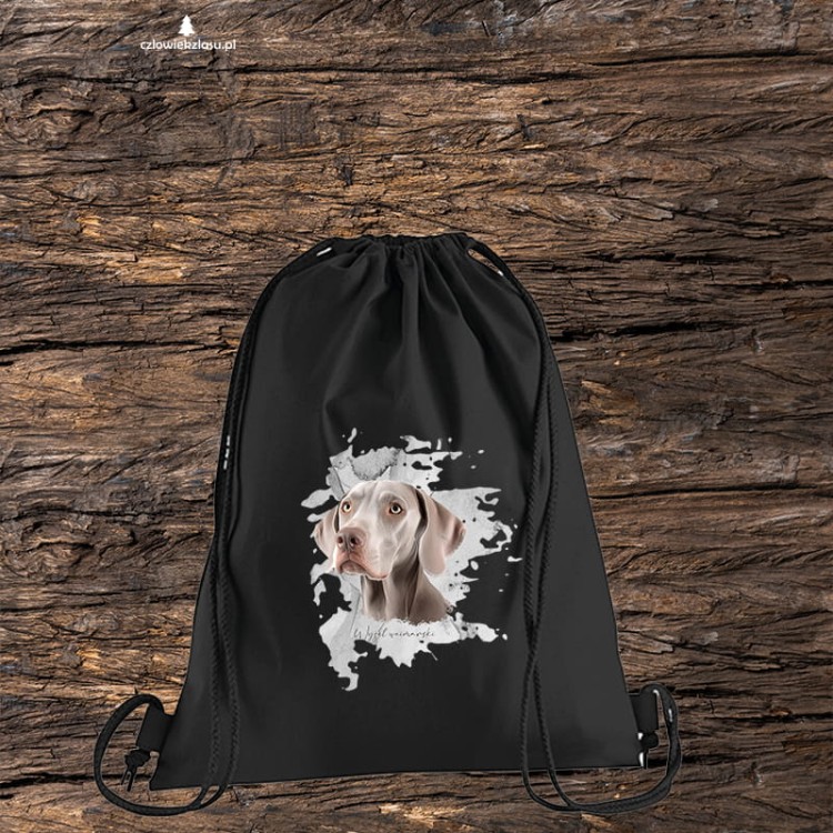 Wyżeł weimarski krótkowłosy - Pies - Wyżeł - Worek-Plecak