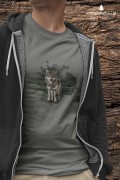 Wilk szary - Canis lupus - prezent dla przyrodnika - Koszulka