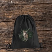 Wilk szary - Canis lupus - prezent dla przyrodnika - Worek-Plecak