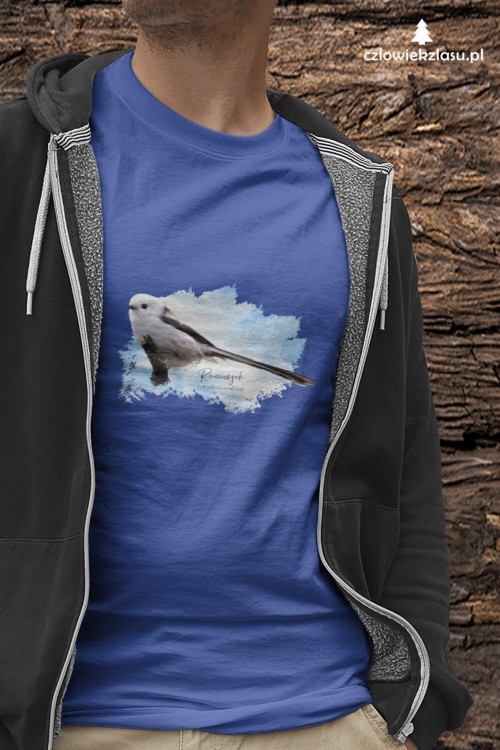 Raniuszek  - Aegithalos caudatus - Prezent dla Ornitologa - Prezent dla przyrodnika - Koszulka