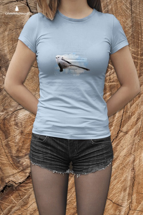 Raniuszek  - Aegithalos caudatus - Prezent dla Ornitologa - Prezent dla przyrodnika - Koszulka