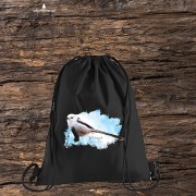 Raniuszek - Aegithalos caudatus - Prezent dla ornitologa - Prezent dla przyrodnika - Worek-Plecak