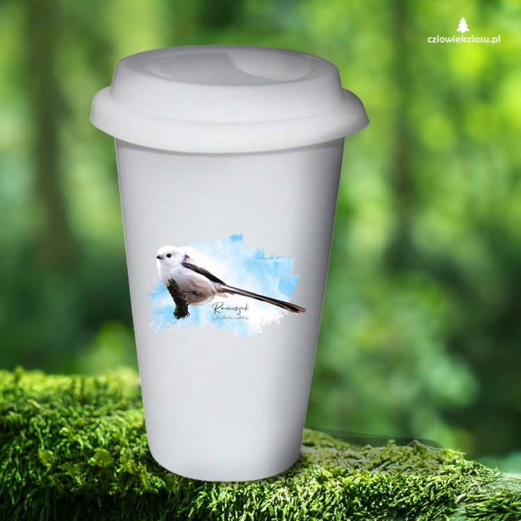 Raniuszek - Aegithalos caudatus - Prezent dla ornitologa - Prezent dla przyrodnika - Tumbler
