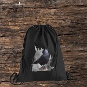 Kawka - Corvus monedula - Kawka zwyczajna - prezent dla ornitologa - Worek-Plecak