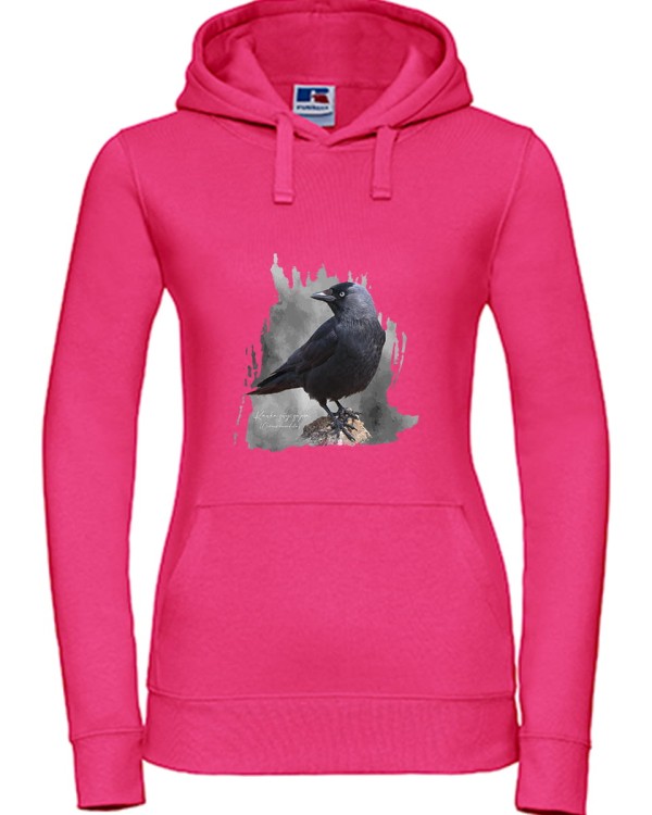 Kawka - Corvus monedula - Kawka zwyczajna - prezent dla ornitologa - Bluza