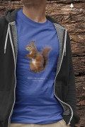 Wiewiórka pospolita - Sciurus vulgaris - Wiewiórka - Prezent dla przyrodnika - Prezent dla przyrodniczki - Koszulka