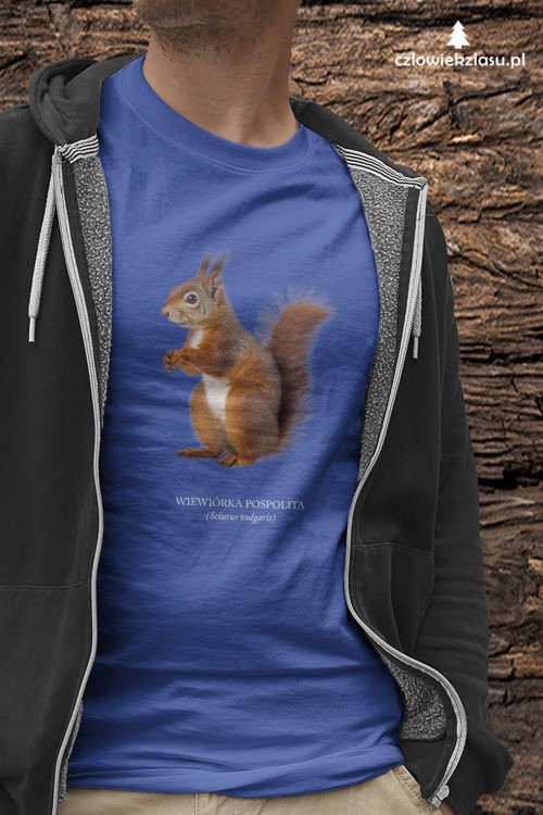Wiewiórka pospolita - Sciurus vulgaris - Wiewiórka - Prezent dla przyrodnika - Prezent dla przyrodniczki - Koszulka