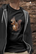 Wiewiórka pospolita - Sciurus vulgaris - Wiewiórka - Prezent dla przyrodnika - Prezent dla przyrodniczki - Koszulka
