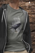 Kruk - Corvus corax - Prezent dla ornitologa - Prezent dla przyrodnika - Koszulka