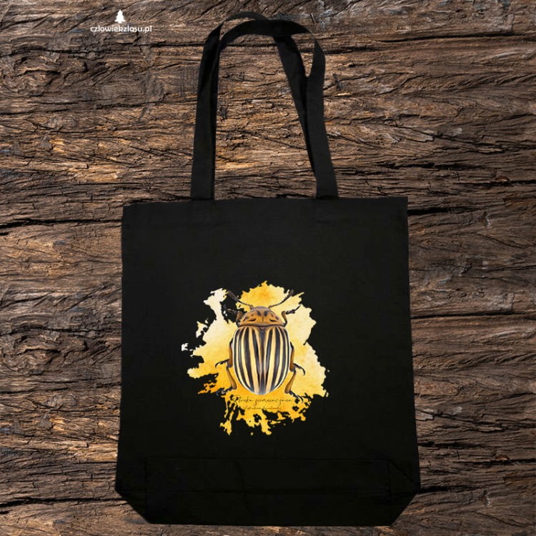 Stonka ziemniaczana - Leptinotarsa decemlineata - Prezent dla entomologa - Prezent dla przyrodnika - Torba 2 ucha