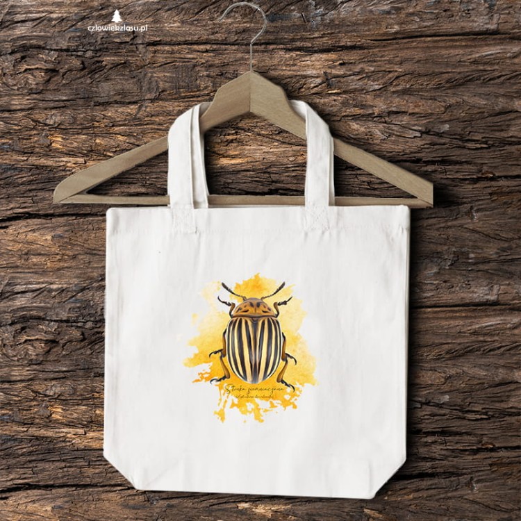 Stonka ziemniaczana - Leptinotarsa decemlineata - Prezent dla entomologa - Prezent dla przyrodnika - Torba 2 ucha