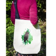 Puszczyk Mszarny - Strix nebulosa - Prezent dla ornitologa - Prezent dla przyrodnika - Torba na ramię