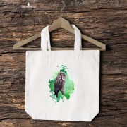 Puszczyk Mszarny - Strix nebulosa - Prezent dla ornitologa - Prezent dla przyrodnika - Torba 2 ucha