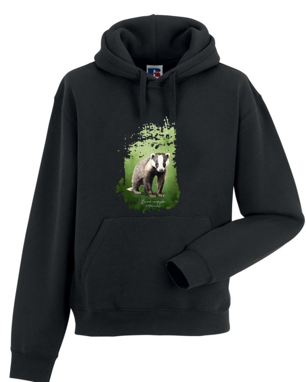 Borsuk europejski, Meles meles, Prezent dla przyrodnika, Bluza z borsukiem, Bluza dla przyrodnika, Borsuk, Prezent dla zoologa, Prezent dla miłośnika przyrody, Zwierzęta Polski, Człowiek z lasu