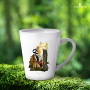 Dzięcioł duży - Dendrocopos major - Prezent dla ornitologa - Kubek latte