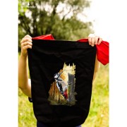 Dzięcioł duży - Dendrocopos major - Prezent dla ornitologa - Torba na ramię