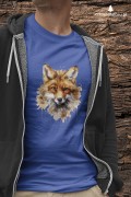 Głowa lisa - Lis rudy - Lis pospolity - Vulpes vulpes - Koszulka