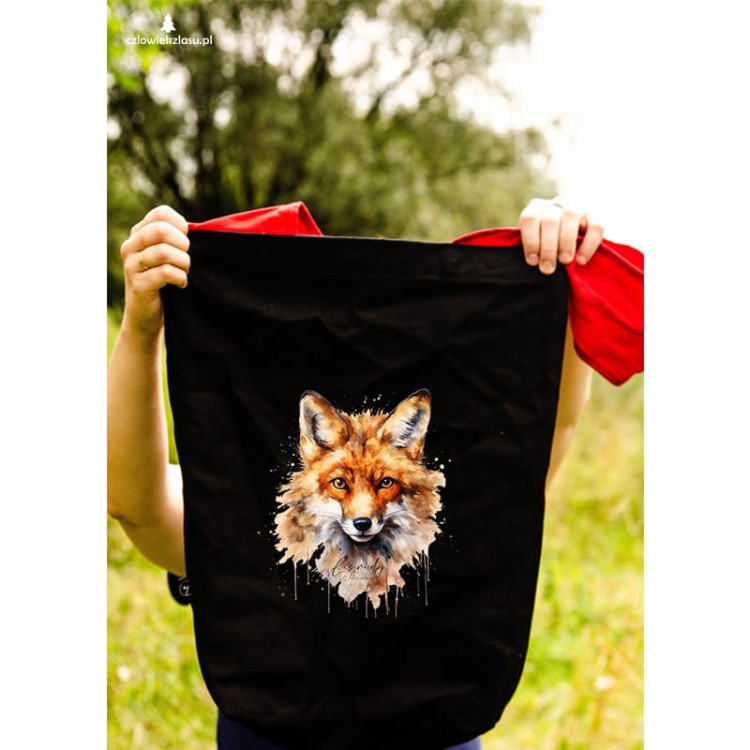 Głowa lisa - Lis rudy - Lis pospolity - Vulpes vulpes - Torba na ramię