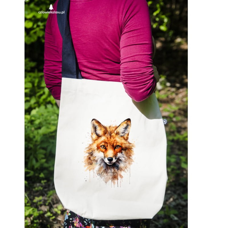 Głowa lisa - Lis rudy - Lis pospolity - Vulpes vulpes - Torba na ramię