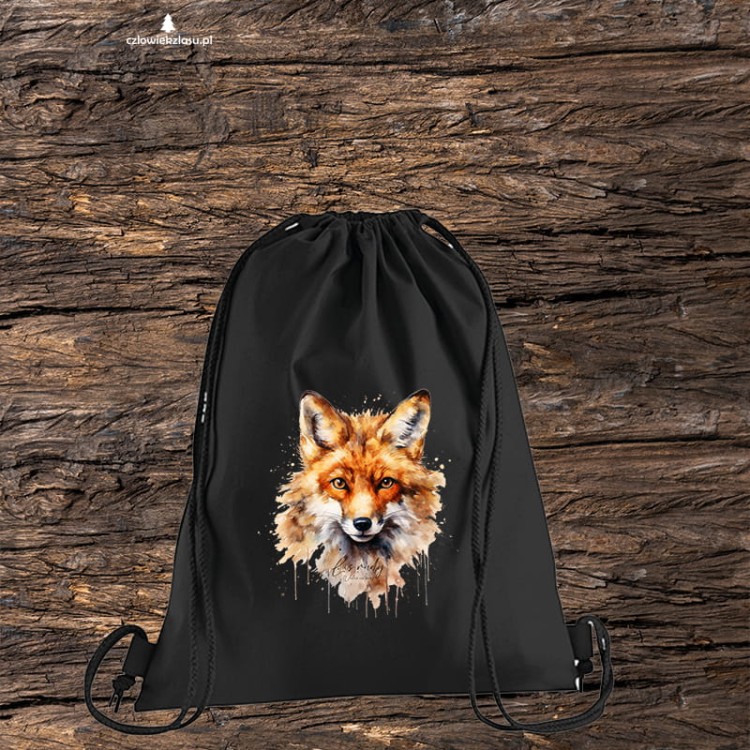 Głowa lisa - Lis rudy - Lis pospolity - Vulpes vulpes - Worek-Plecak