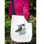 Sokół wędrowny - Falco peregrinus - Prezent dla ornitologa - Prezent dla sokolnika - Torba na ramię