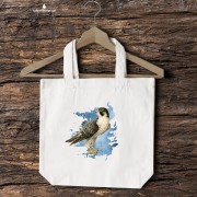 Sokół wędrowny - Falco peregrinus - Prezent dla ornitologa - Prezent dla sokolnika - Torba 2 ucha