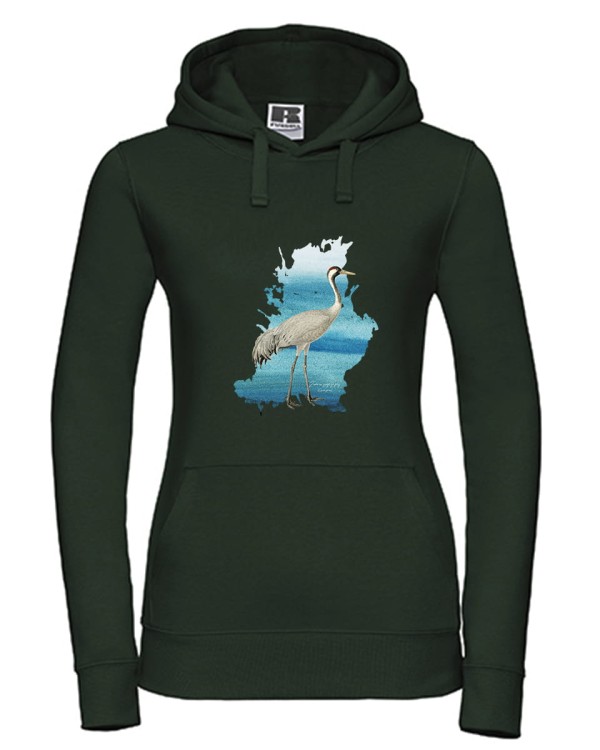 Żuraw zwyczajny - Żuraw - Grus grus - prezent dla ornitologa - Prezent dla przyrodnika - Bluza