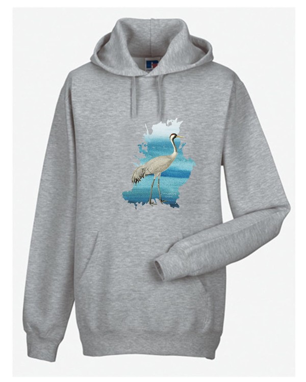 Żuraw zwyczajny - Żuraw - Grus grus - prezent dla ornitologa - Prezent dla przyrodnika - Bluza