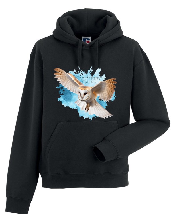 Płomykówka zwyczajna - Tyto alba - Sowa - Sowy Polski - Prezent dla ornitologa - Prezent dla przyrodnika - Bluza
