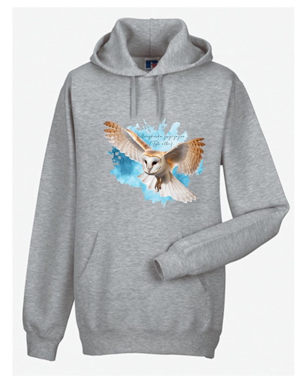 Płomykówka zwyczajna - Tyto alba - Sowa - Sowy Polski - Prezent dla ornitologa - Prezent dla przyrodnika - Bluza