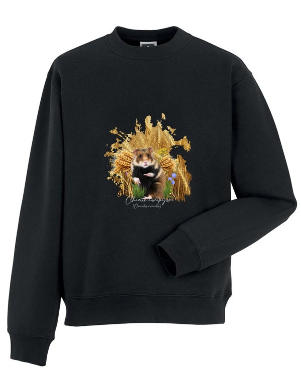 Chomik europejski - Cricetus cricetus - Pies ziemny - Prezent dla przyrodnika - Bluza z chomikiem - Człowiek z lasu