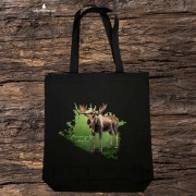 Łoś euroazjatycki - Alces alces - Łoś - Prezent dla przyrodnika - Torba 2 ucha