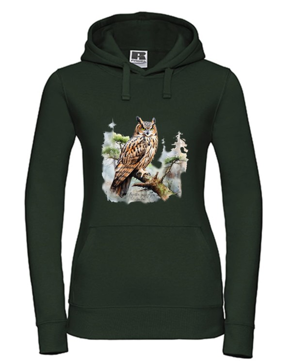 Uszatka - Asio otus - Prezent dla ornitologa - Prezent dla przyrodnika - Bluza