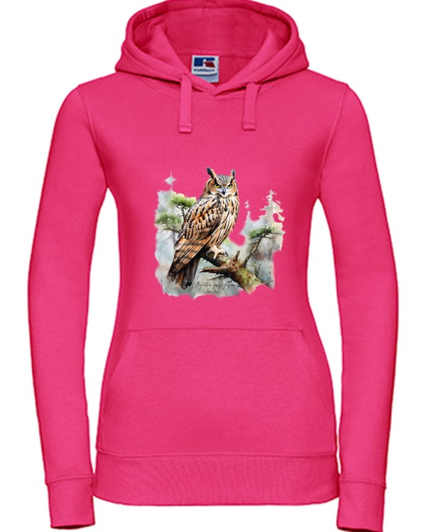 Uszatka - Asio otus - Prezent dla ornitologa - Prezent dla przyrodnika - Bluza