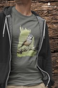 Czubatka europejska - Lophophanes cristatus - Sikorka - Sikorka czubatka - Prezent dla ornitologa - Koszulka