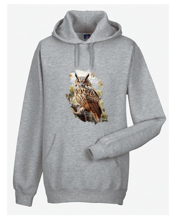 Uszatka - Asio otus - Prezent dla ornitologa - Prezent dla przyrodnika - Uszatka #2 - Bluza