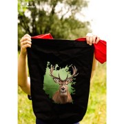 Jeleń szlachetny - Jeleń europejski - Cervus elaphus - Prezent dla przyrodnika - Jeleń #2 - Torba na ramię