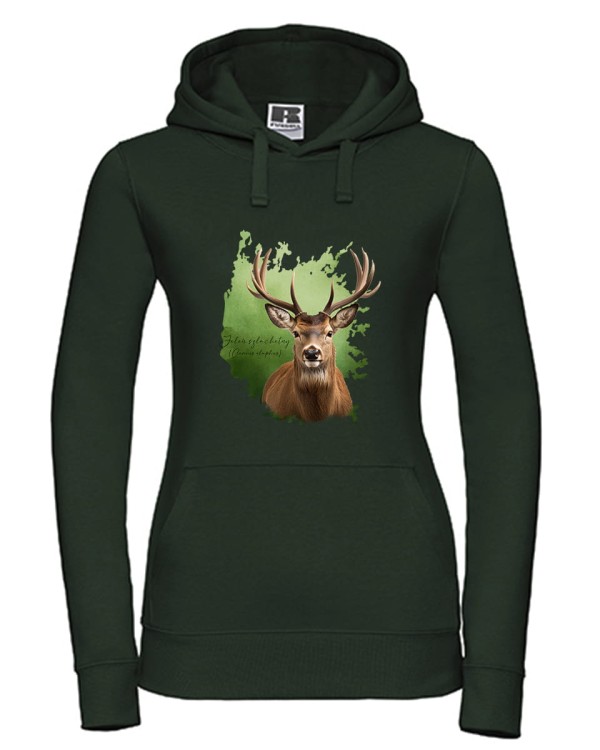 Jeleń szlachetny - Jeleń europejski - Cervus elaphus - Prezent dla przyrodnika - Jeleń #2 - Bluza