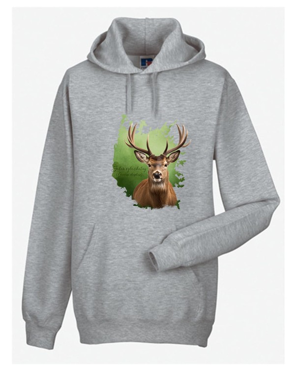 Jeleń szlachetny - Jeleń europejski - Cervus elaphus - Prezent dla przyrodnika - Jeleń #2 - Bluza