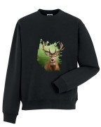 Jeleń szlachetny - Jeleń europejski - Cervus elaphus - Prezent dla przyrodnika - Jeleń #2 - Bluza