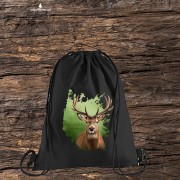 Jeleń szlachetny - Jeleń europejski - Cervus elaphus - Prezent dla przyrodnika - Jeleń #2 - Worek-Plecak