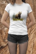 Niedźwiedź brunatny - Ursus arctos - Niedźwiedź - Prezent dla przyrodnika - Koszulka